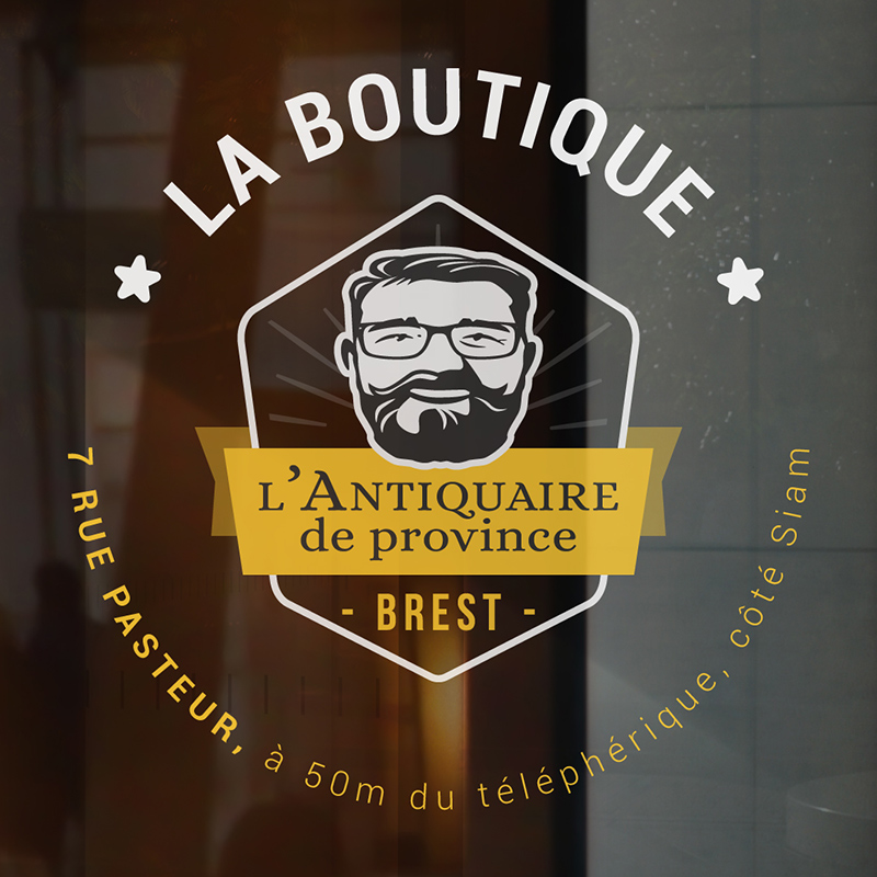 La boutique l'Antiquaire de province à Brest, 7 rue Louis Pasteur à Brest